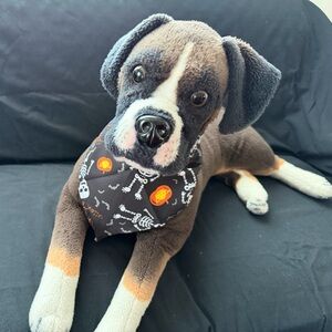 New Pumpkin and Skeleton Design Dog Bandanna